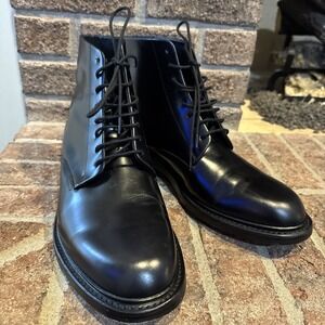 Vince Men's Black Damian Leather Boots Size 9M #570